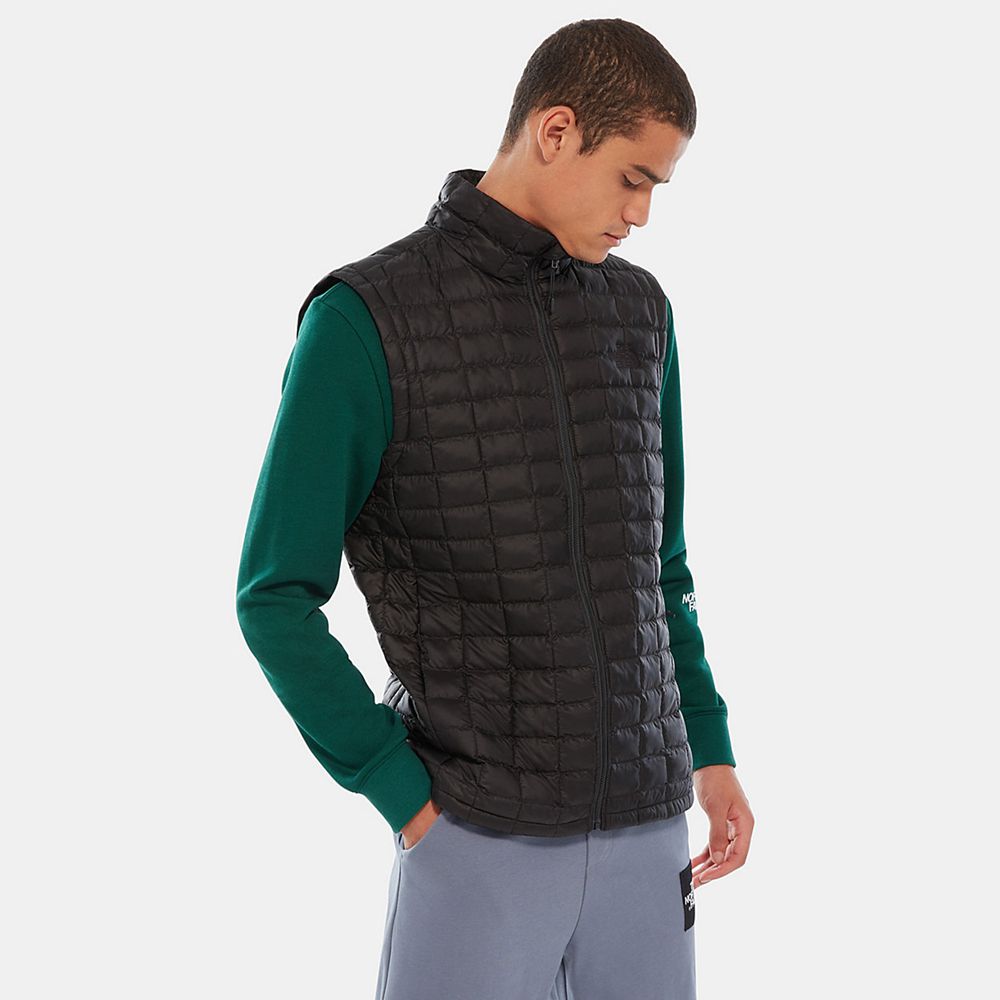 The North Face Vests Mens Australia - The North Face Thermoball™ Eco Black Hiking (URC-302479)